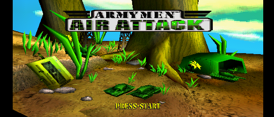 Army Men: Air Attack Title Screen